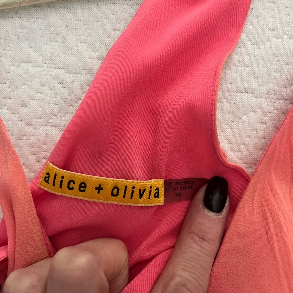 Alice + Olivia Vibrant Pink Dress